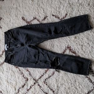 Abercrombie Curve Love Skinny High Rise Black Jeans